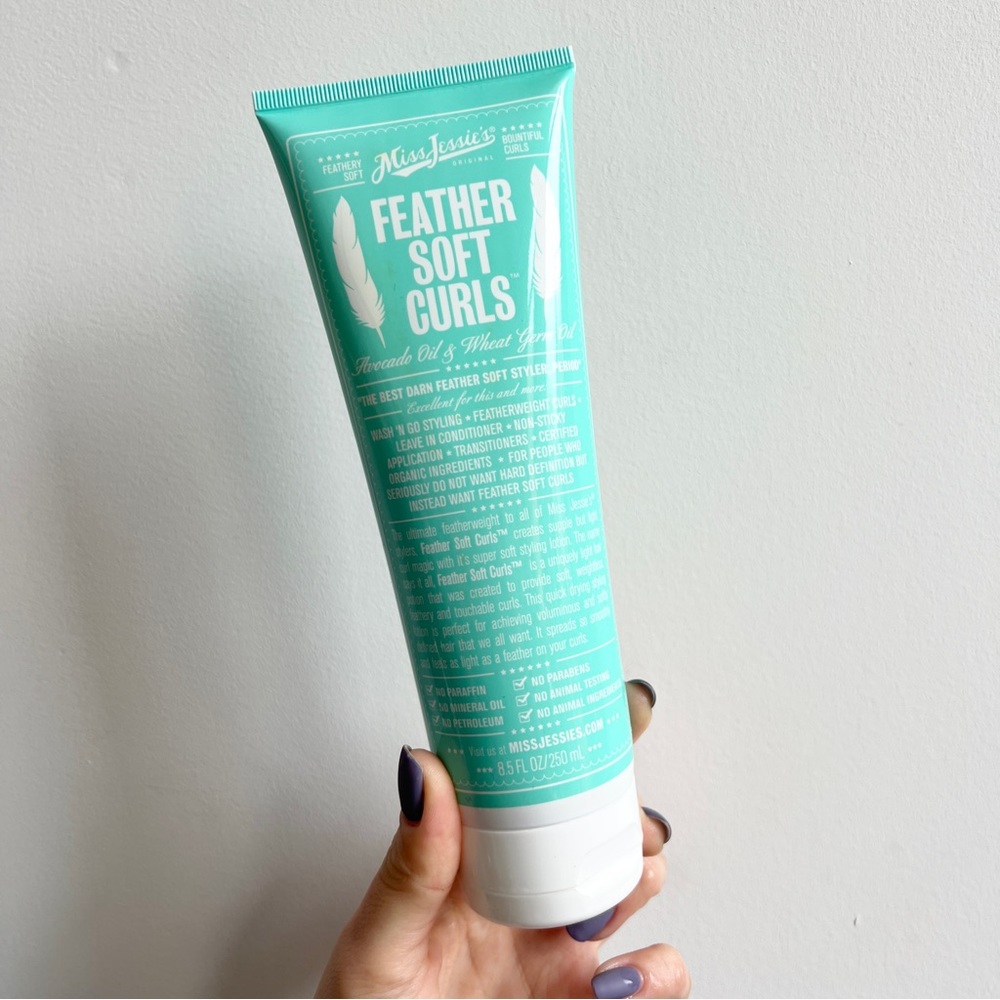 Miss Jessie’s Feather Soft Curls leave in styling lotion no parabens